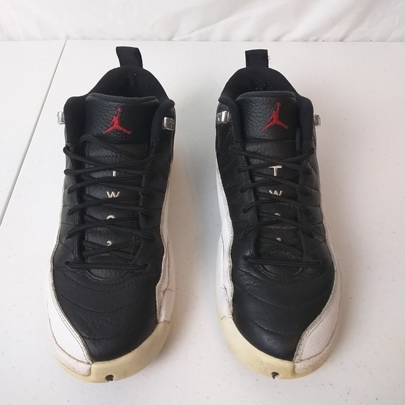 Jordan Other - Air Jordan 12 Retro Low BS Playoffs Blk/Wht Sz 5Y
